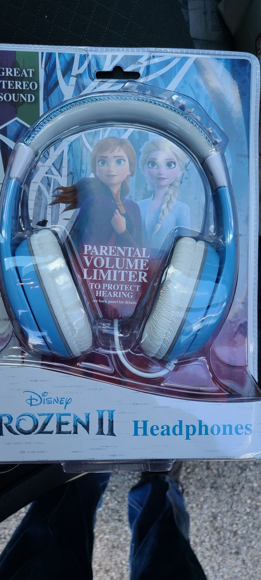 Frozen wired headphones