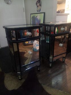 Nightstands w mirrors