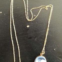 14kt gold baby necklace