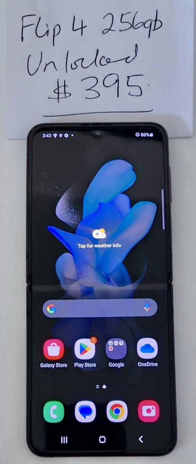 Samsung Galaxy Flip 4 Unlocked 256gb Grey