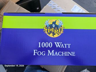 Spirit Halloween's 1000 Watt Fog Machine with timer