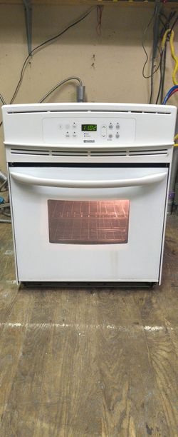 Kenmore White 24" Electric Wall Oven - Built In Electric Wall Oven