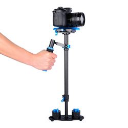 Handheld Camera Stabilizer Coochear. Carbon Fiber, 15”-24” Length, Quick Rease Plate Scale 1.96”. Max Load 6.6 Lbs. 
