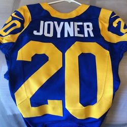 RAMS FOOTBALL NFL PLAYER WORN Jersey  JOYNER.