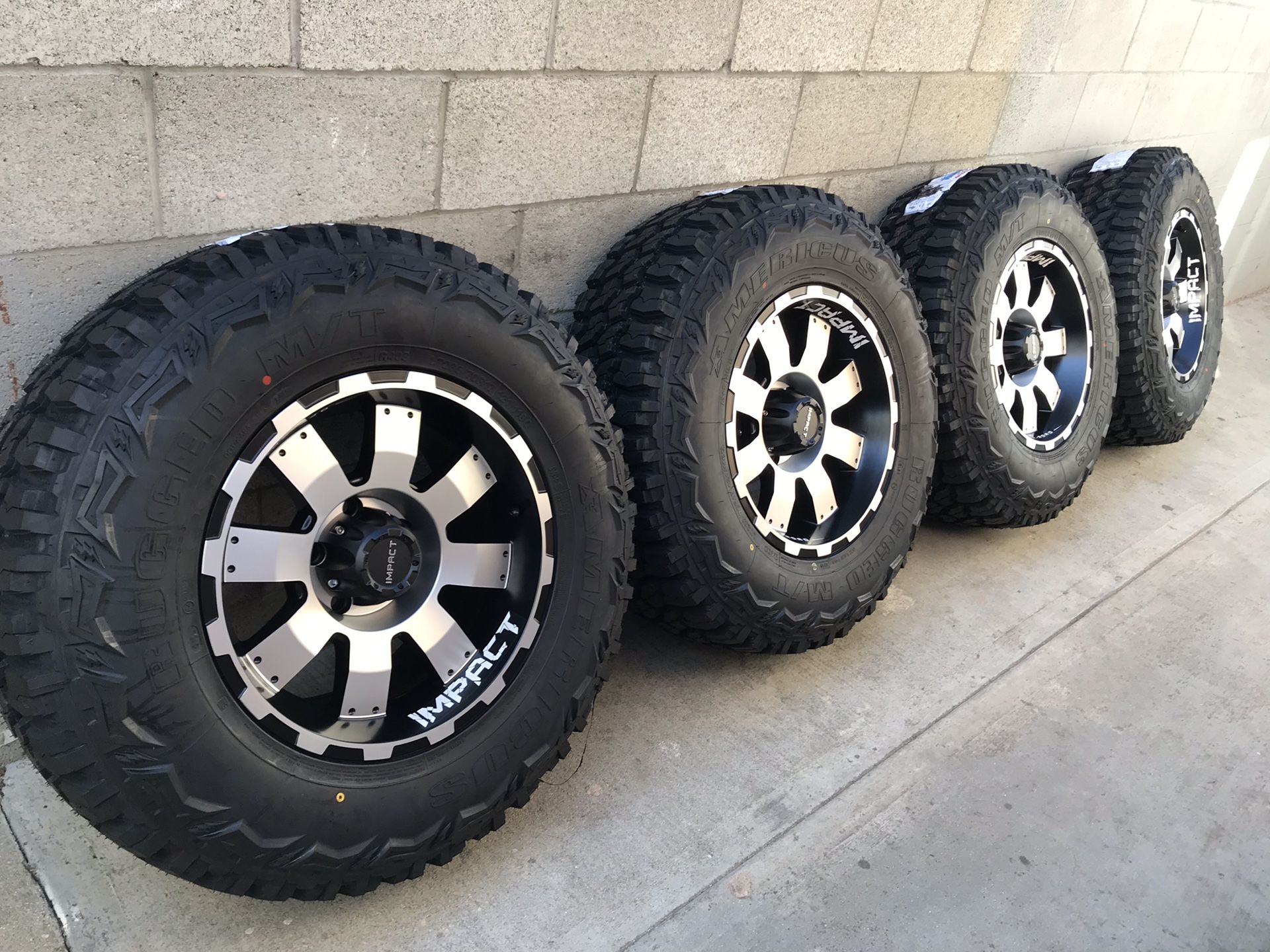 Brand new 2019 JEEP OFFROAD WRANGLER JK TJ wheels and tires 17” LT285/70/17 for Sale in Long