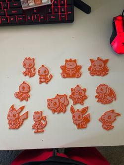 Pokémon glow in the Dark Halloween keychain