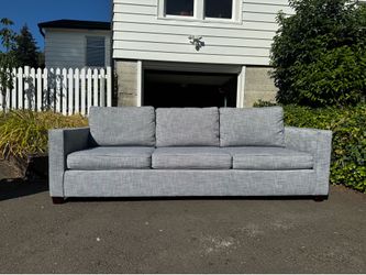 West Elm Soda/Couch - Grey/Blue