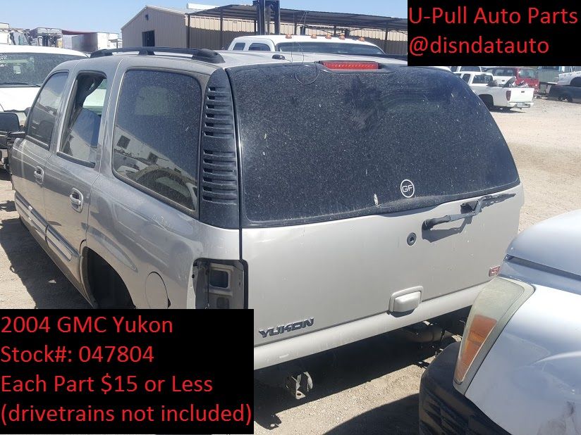 2004 Chevy/GMC Yukon @ U-Pull Auto Parts 047804