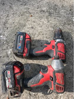 Impact and drill driver gun Milwaukee