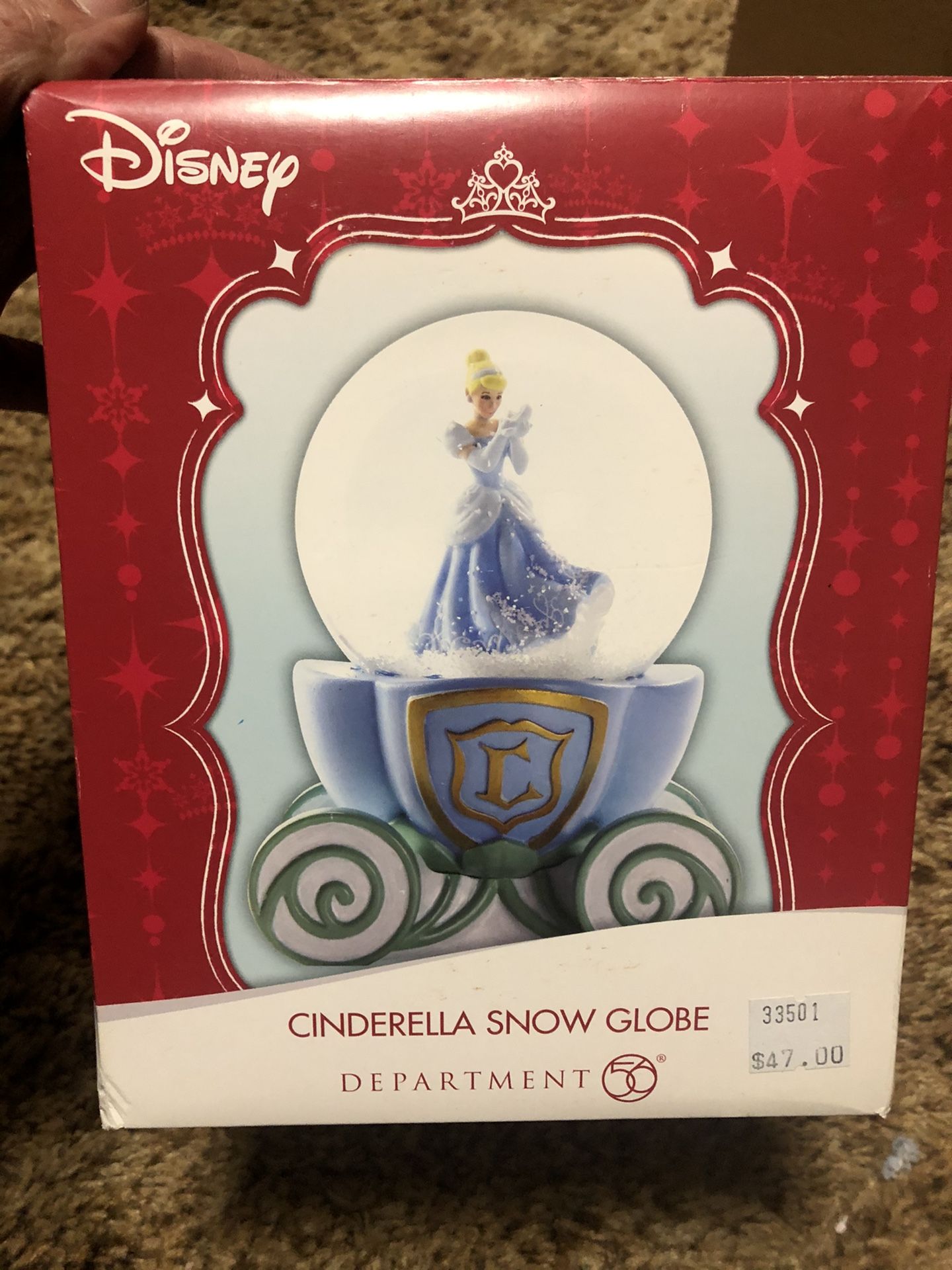 Cinderella Snow Globe