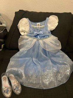 Disney Princess Cinderella Costume Dress and Light-Up Shoes Set Cinderella