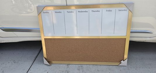 Cork And Dry erase Board
