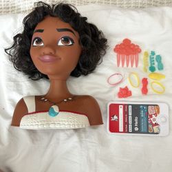FREE Moana Head Doll With Accessories