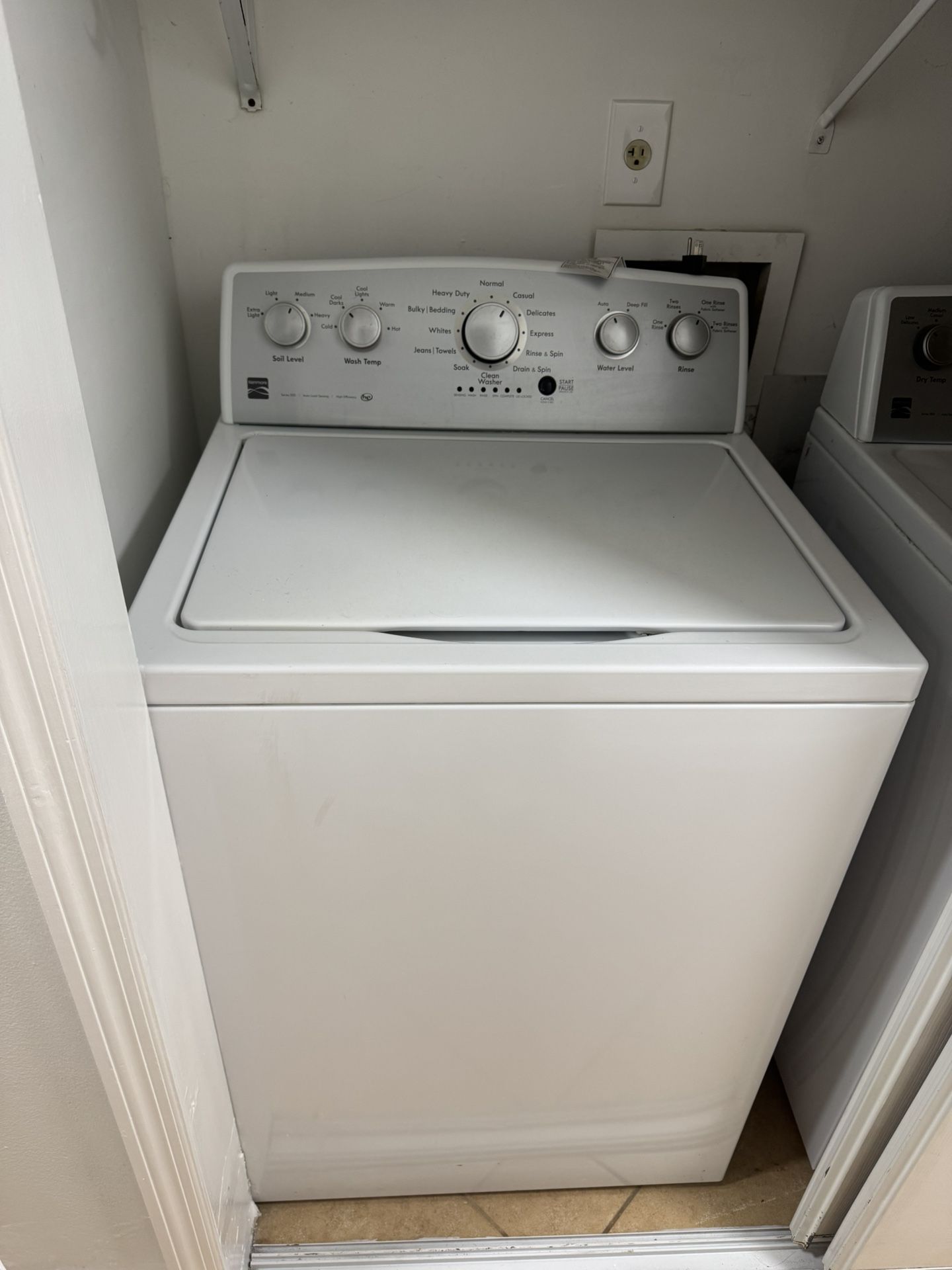 Kenmore Washer & Dryer