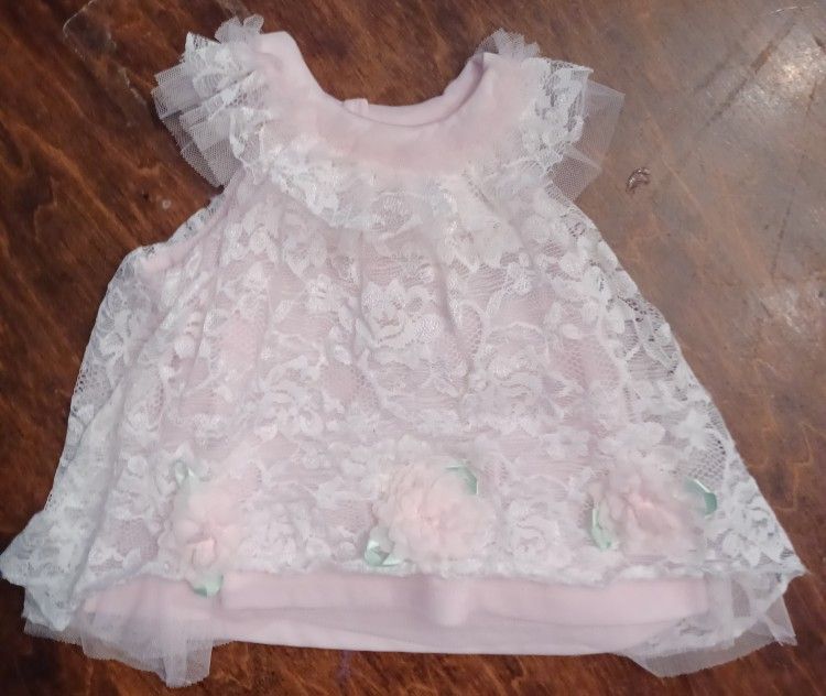Lacey Pink Dress