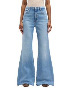 NWT 7 For All Mankind Retro Joker Flare Leg Jean Blue 26