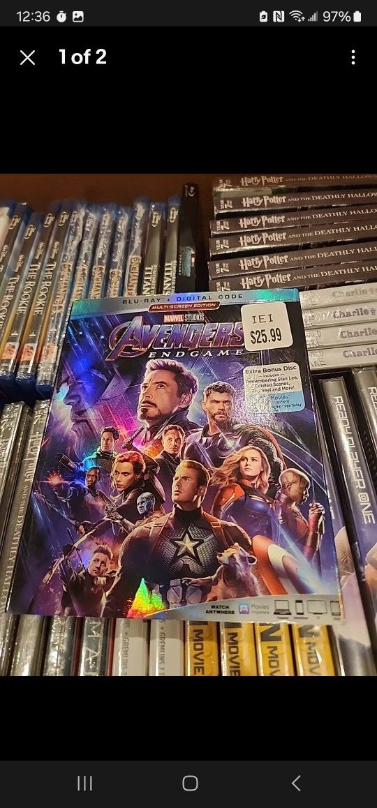 Avengers Endgame (Blu-Ray, 2019)
