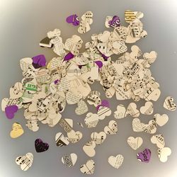 Huge Lot of 400 Vintage Paper Cutouts 1” For Table Confetti or Crafts #040424A1