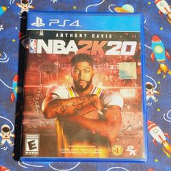 NBA 2K20 Sony Playstation 4 PS4 CIB Complete Game Disc Case Artwork Manual Included