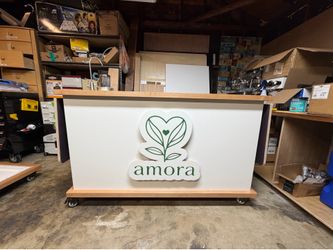 Custom front  food cart signs