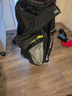 USED  - TITLEIST GOLF ⛳️ CART BAG (14 WAY DIVIDER, RAIN COVER (