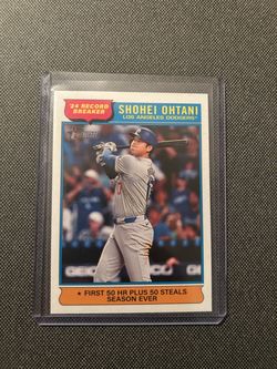 2025 Topps Heritage - Record Breakers 50/50 HR/Stolen Bases Shohei Ohtani #1