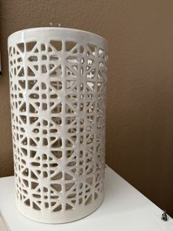 Modern White Container Or Vase