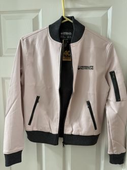 Herbalife Soft Pink Leather Jacket XXS 
