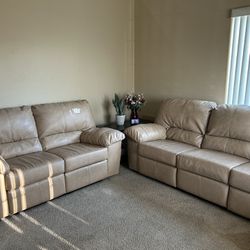 Sofa Set With 4 Recliners