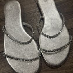 Silver Sandals 