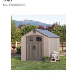 Lifetime 8'x 7.5' Outdoor Storage Shed