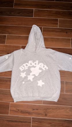 sp5der hoodie grey