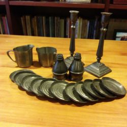 Antique Pewter Tableware