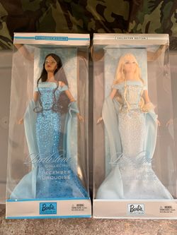 Birthstone Collection Barbie December and March