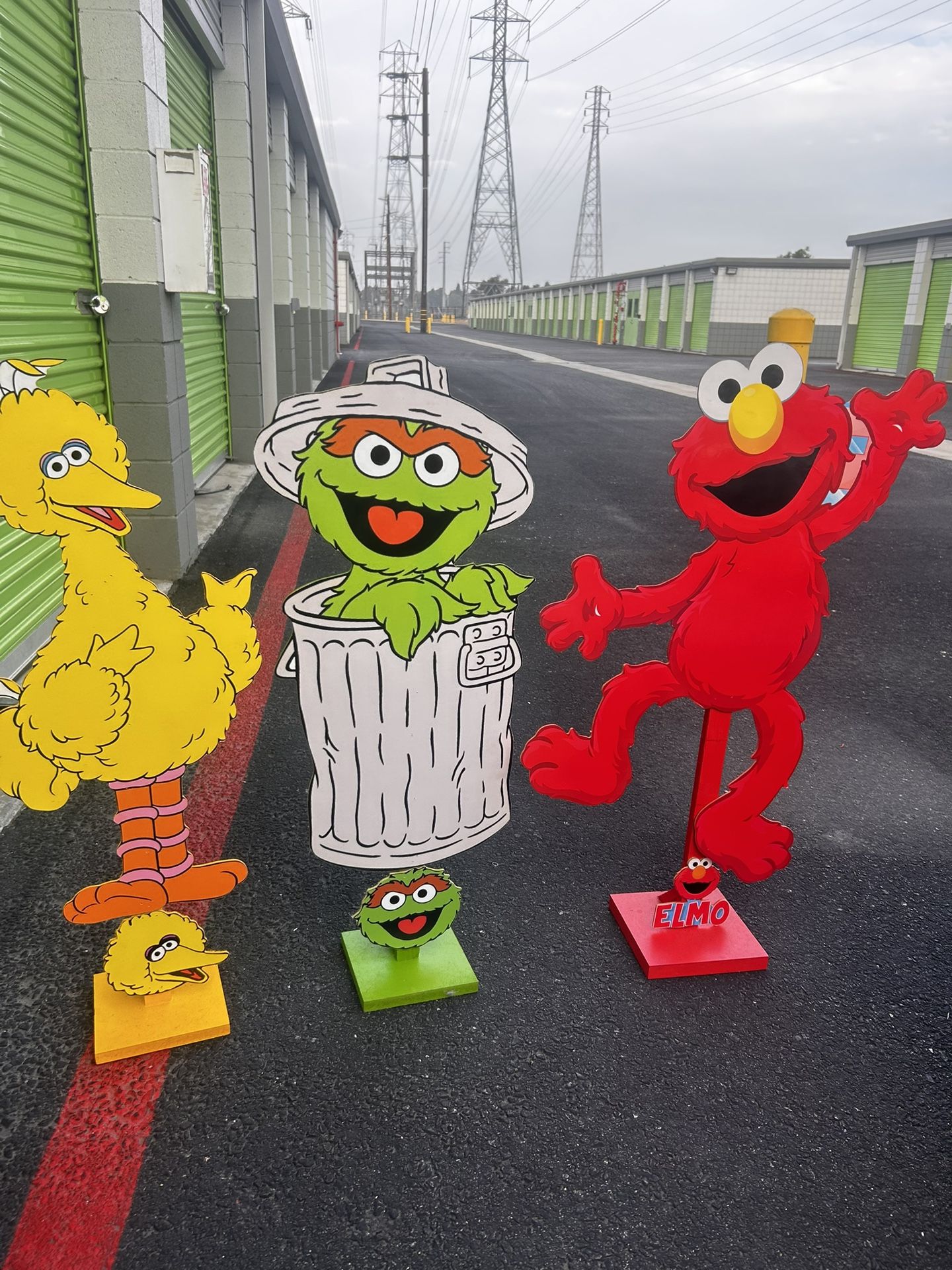 Figuras De Plaza Sesamo $100 Por Los Tres