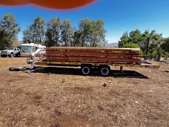 26’Flatbed trailer hydraulic lines