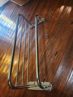 Chrome Wall Mount Towel Rack