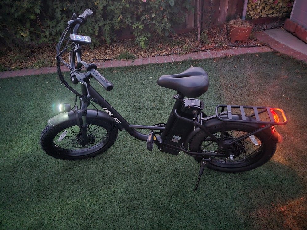 1000W Peak Motor Ebike, 48V 13Ah Removable Battery,80 Miles Max, 20" Fat Tire Electric Bicycle with Colorful Display