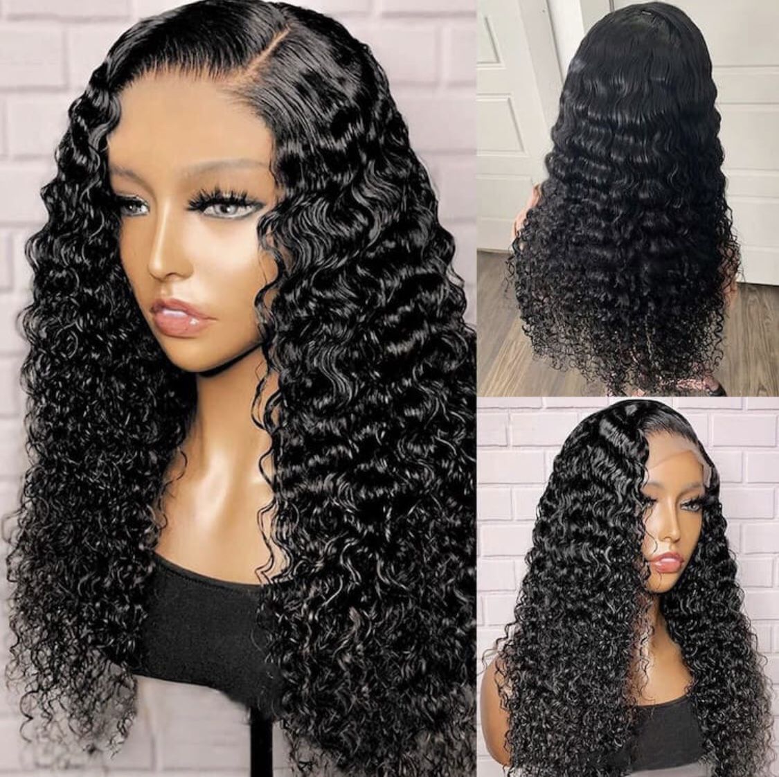 Brazilian Human Deep Wave Wig 18” 4x4 Lace