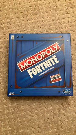 New, never opened Monopoly Fortnite collectors edition