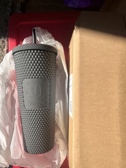 Matte Black Starbucks Disney Tumbler 