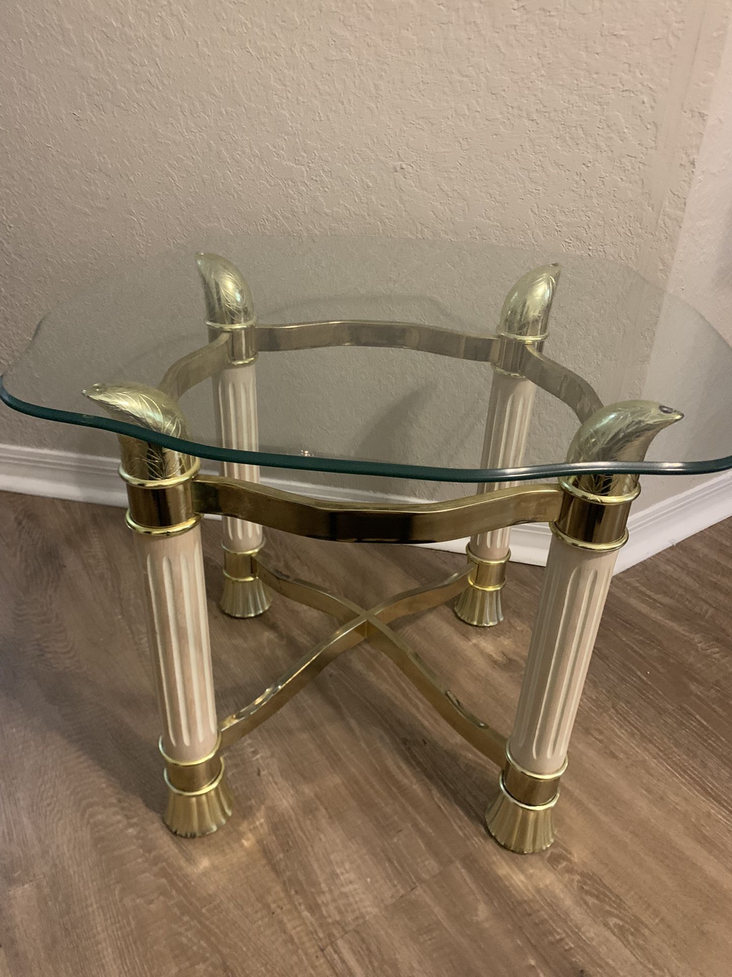 Small living room table, and glass living room Furniture ( 4 Shelf)