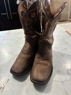Men's Cody James Brown Saddle Vamp Leather Western Boots 9D