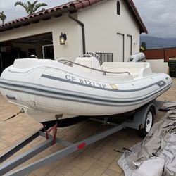 2012 AB Nautilas 12 DLK Console Tender 40 HP Honda 12’ 