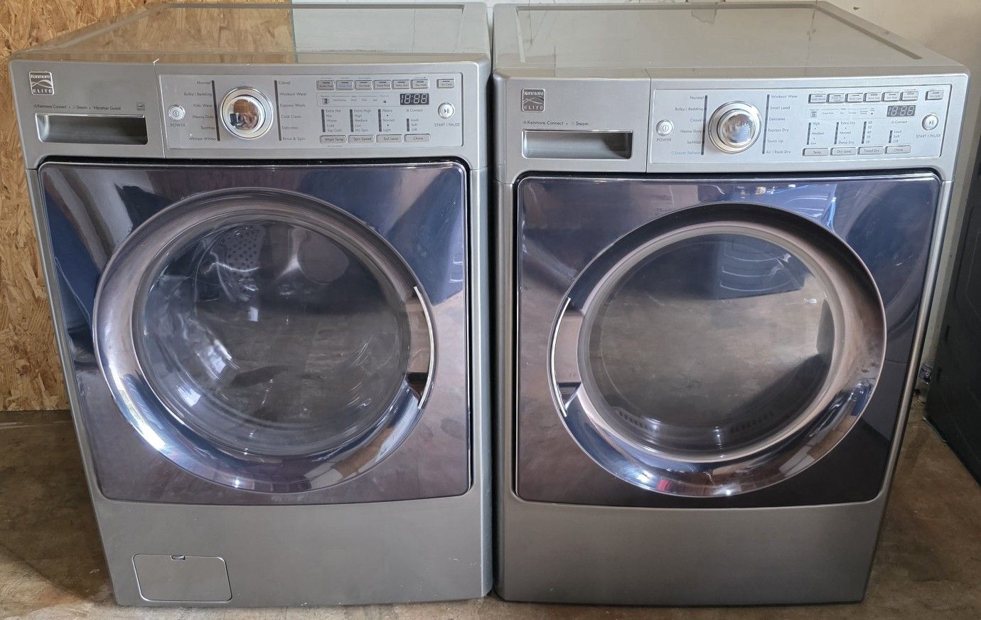 Kenmore Elite Steam Washer and Dryer set