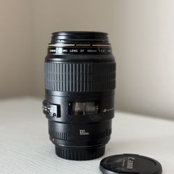 Canon EF USM 100mm 2.8 Macro Lens 