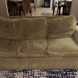 Sleeper Sofa Light Green