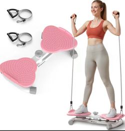 Merach Waist Twist Machine + Resistance Bands – Brand New, Never Used