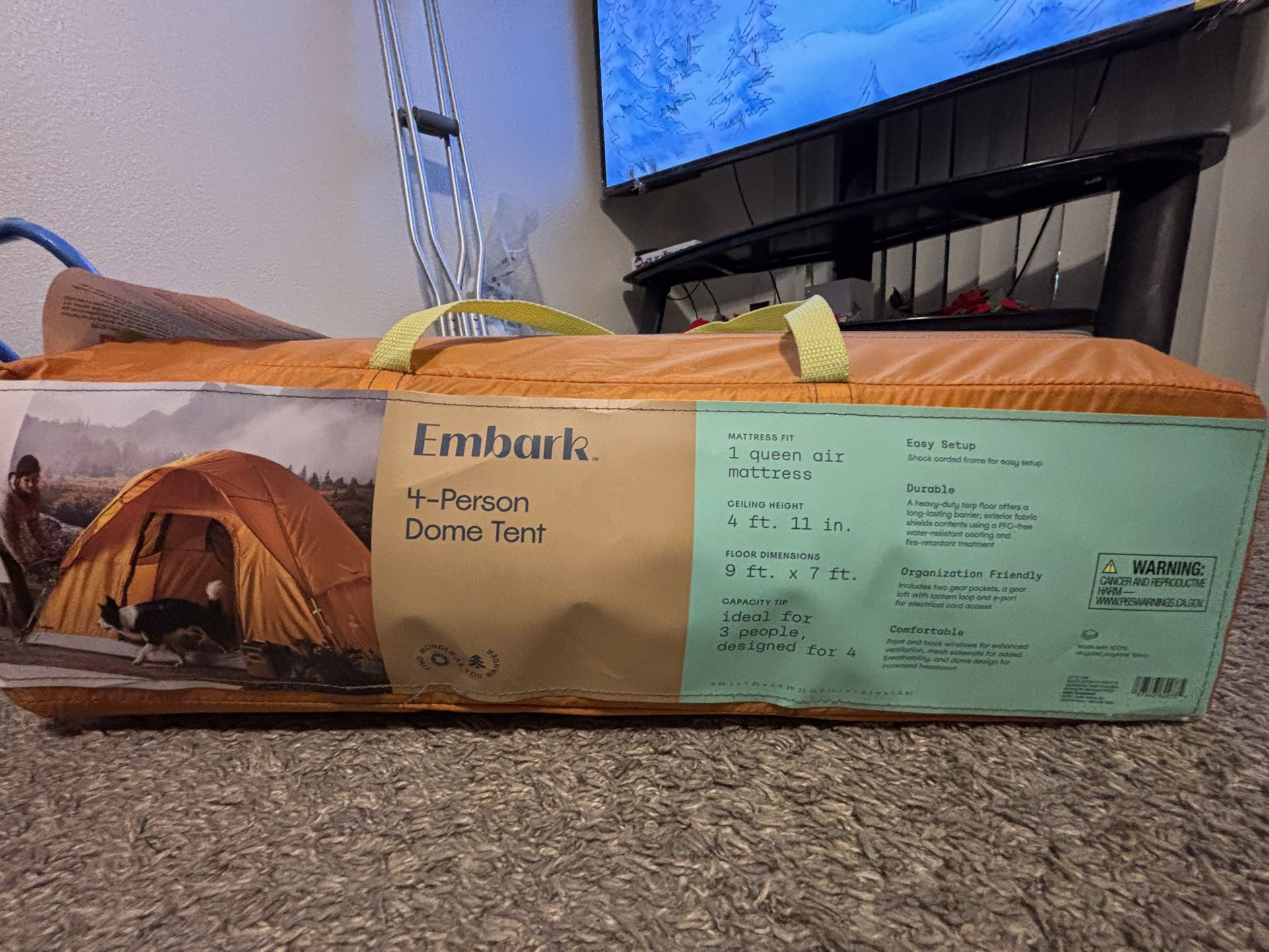 Camping tent & Youth Sleeping Bag