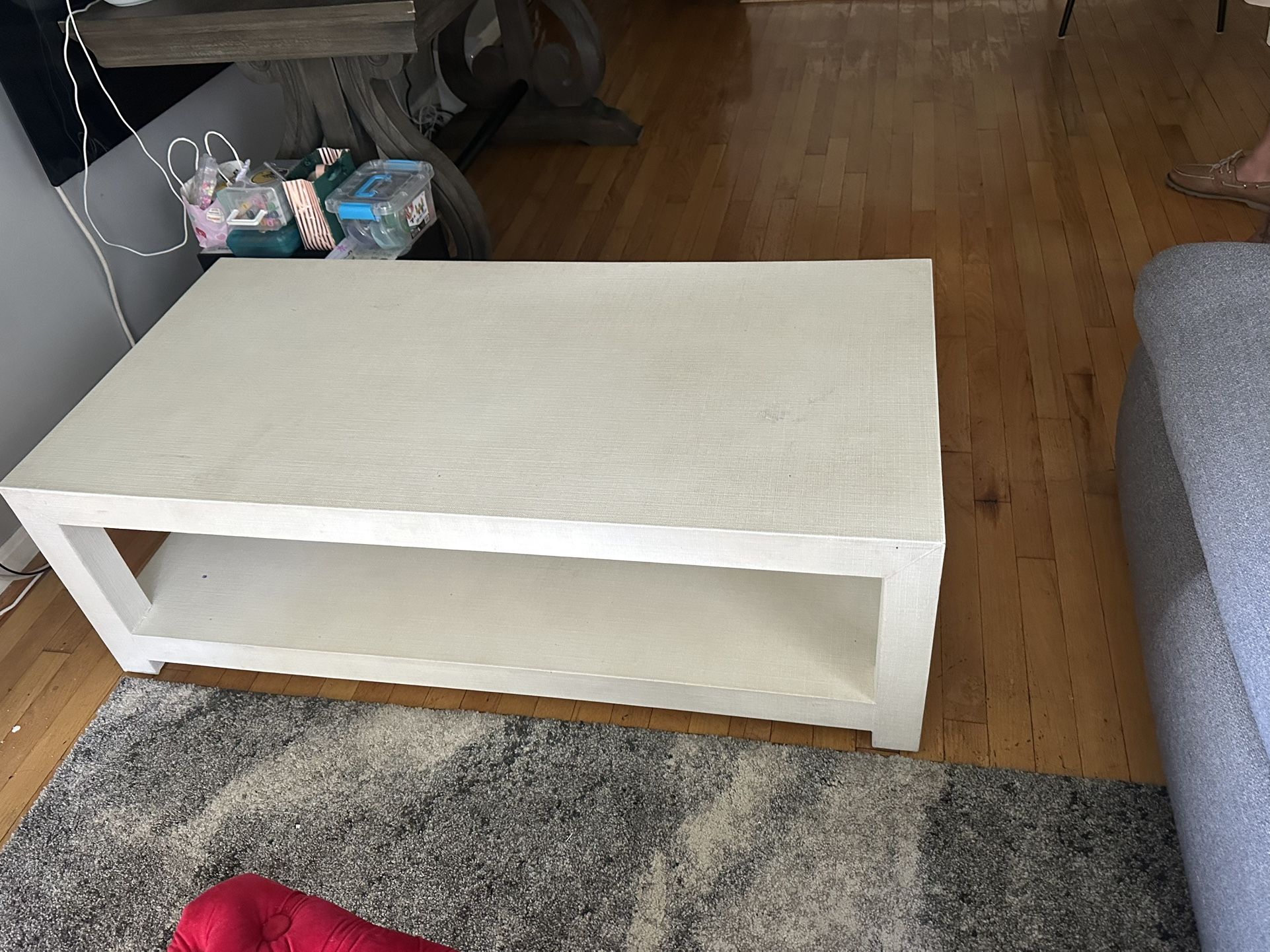 Cream White Coffee Table